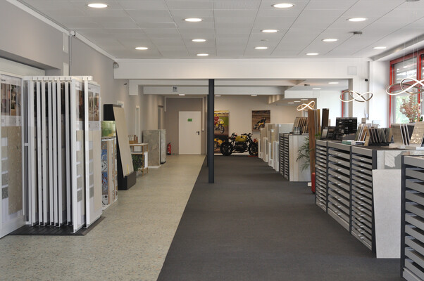 Erdgeschoß Fliesenausstellung